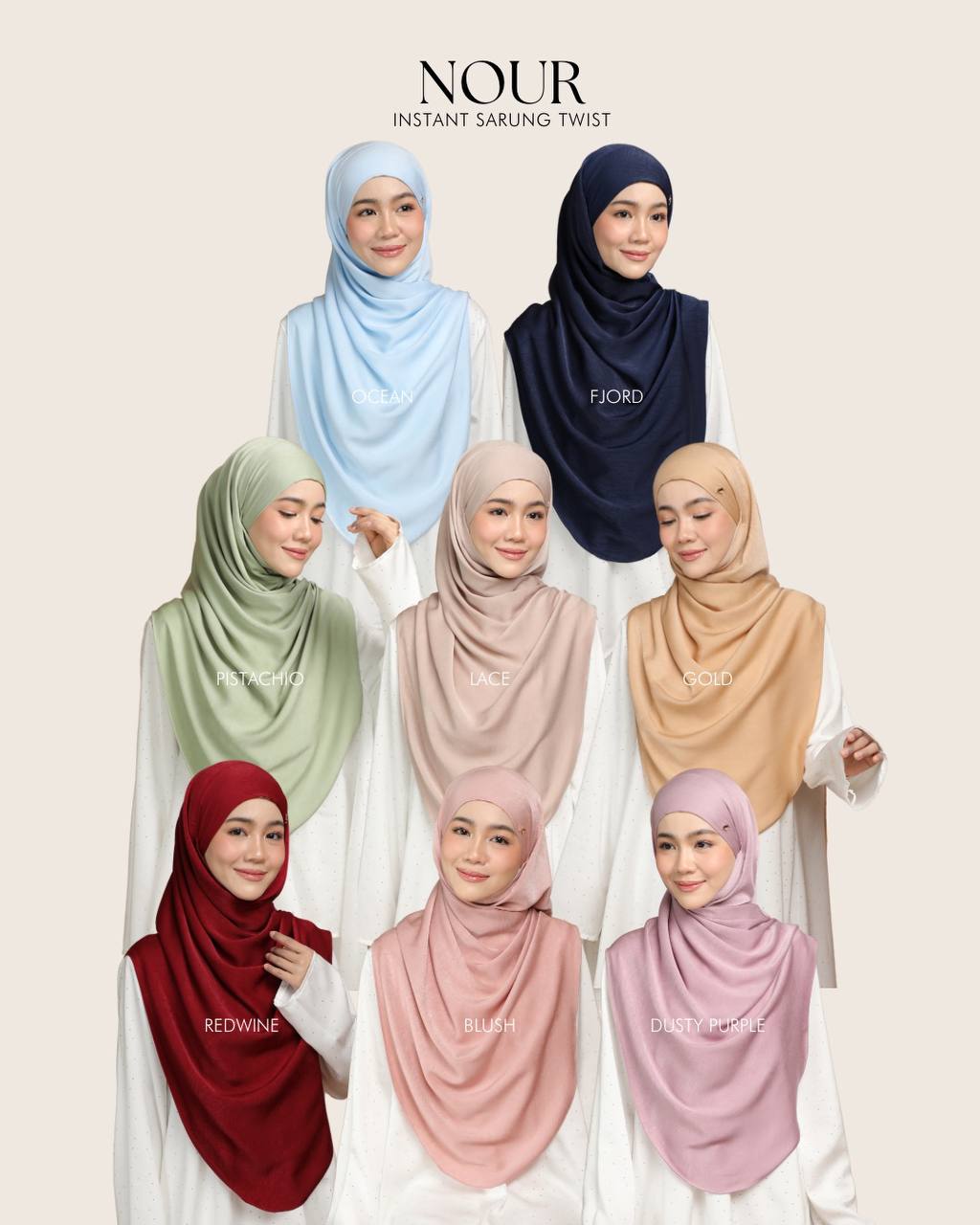 Nour Instant Sarung Twist