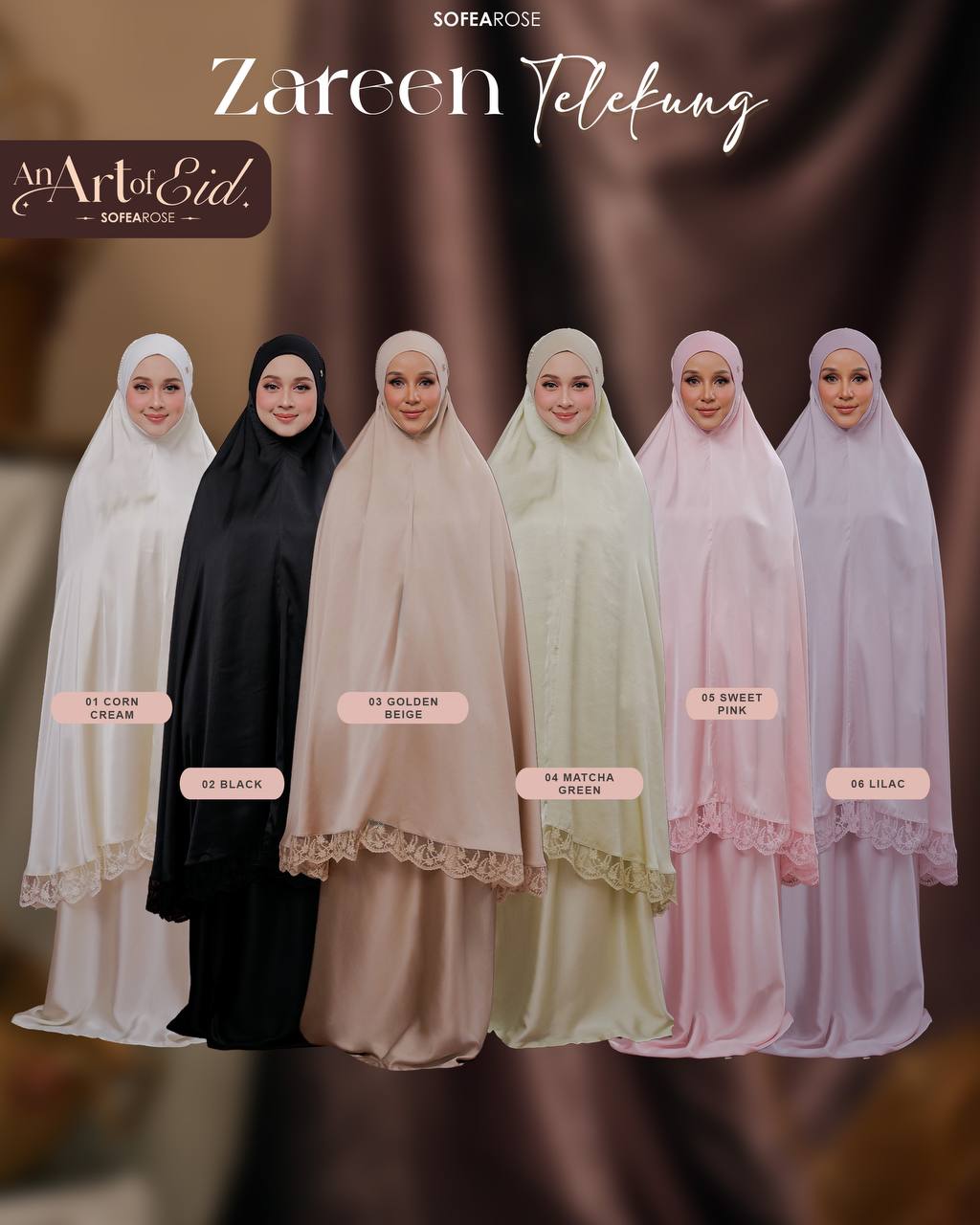 (Preorder) Telekung Zareen
