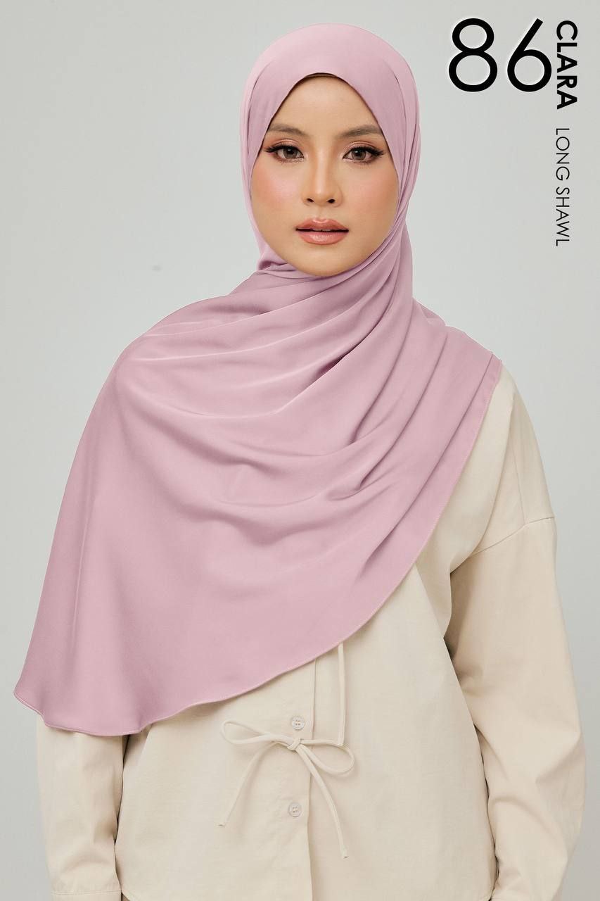(Preorder) Clara Matte Satin Silk Shawl
