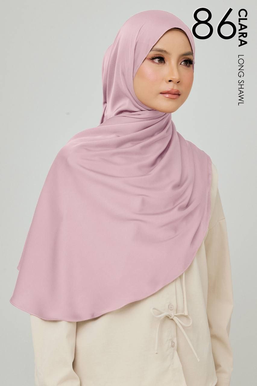 (Preorder) Clara Matte Satin Silk Shawl