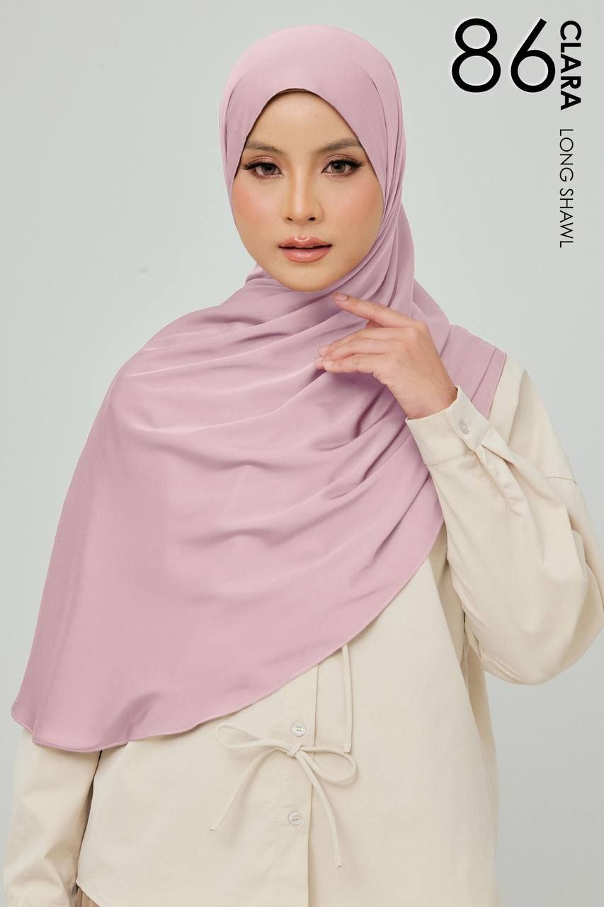 (Preorder) Clara Matte Satin Silk Shawl