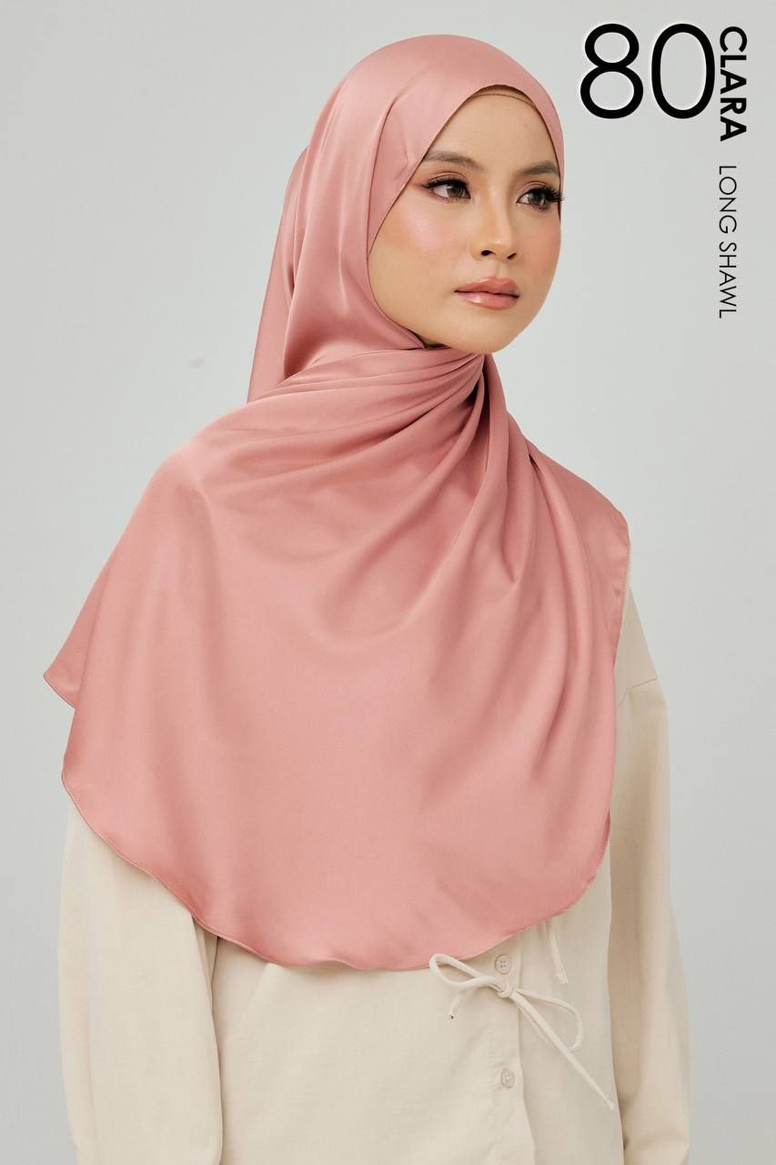 (Preorder) Clara Matte Satin Silk Shawl