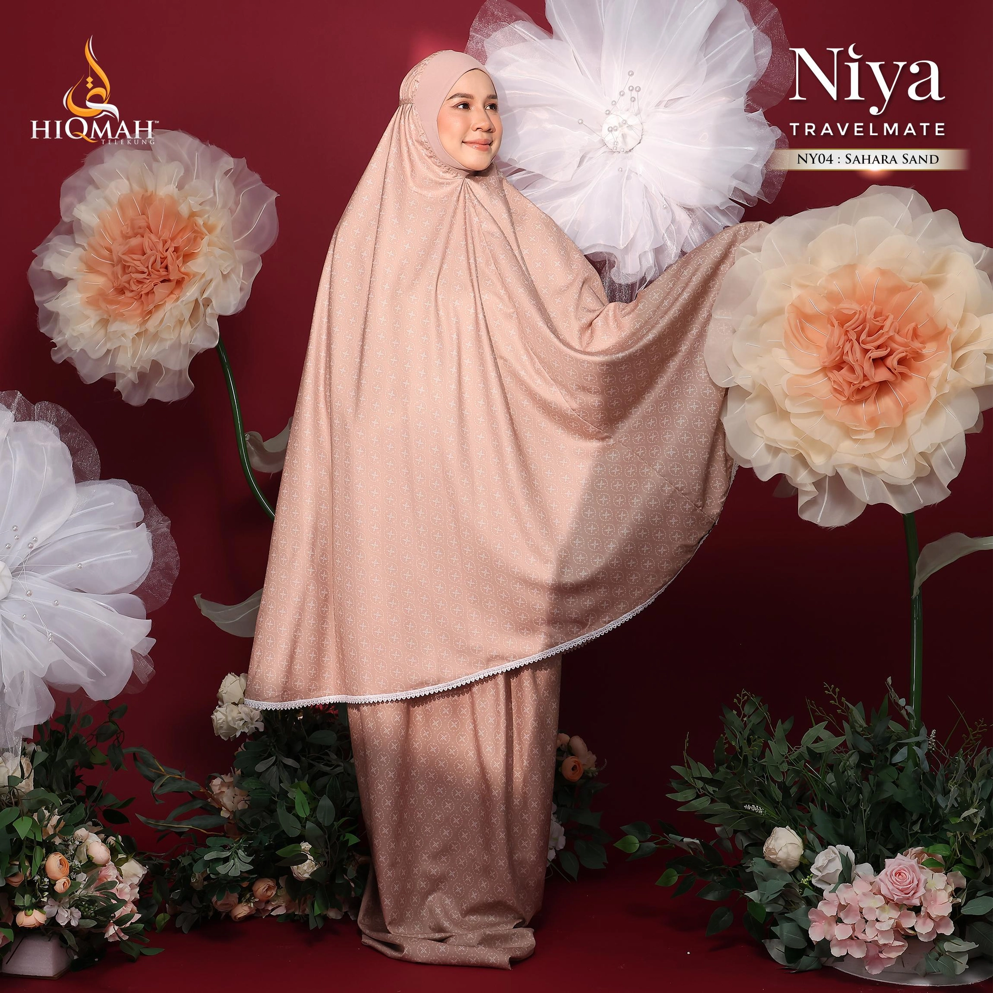 Telekung Niya Travelite Anti-Terbang (Preorder)