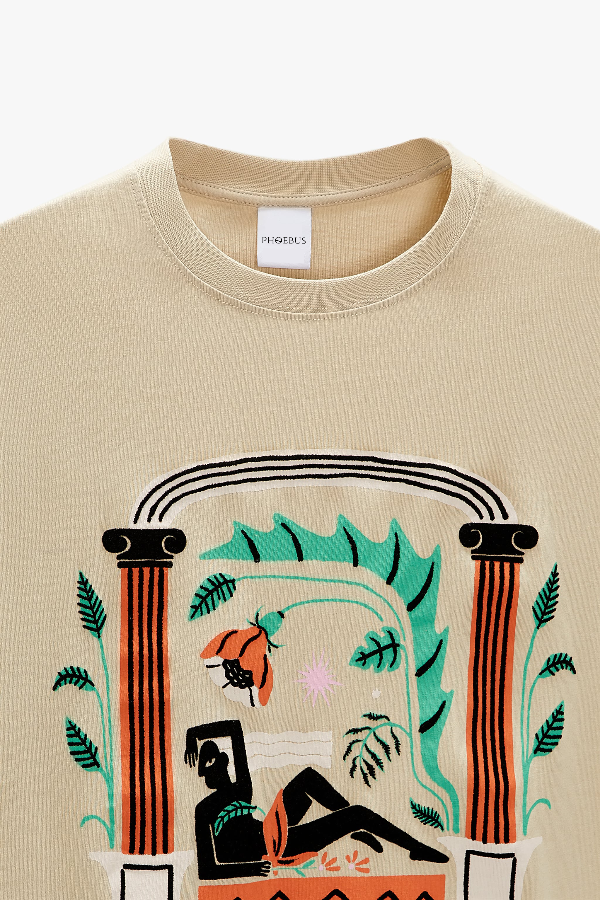 Velvet Touch Print T-Shirt