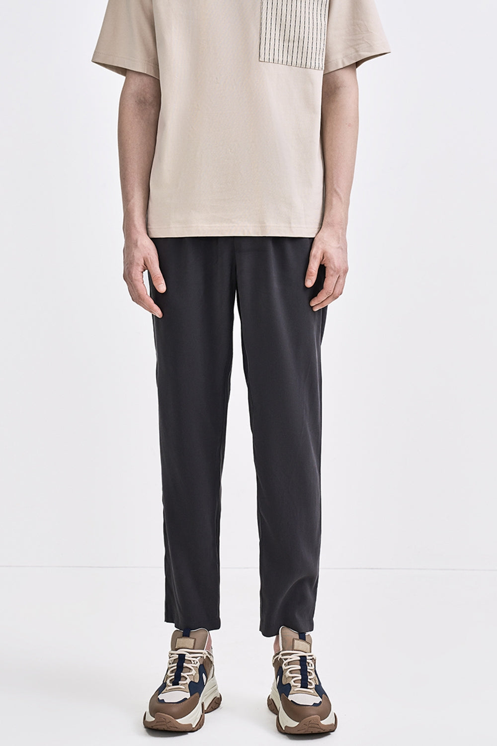 Loose straight leg pants