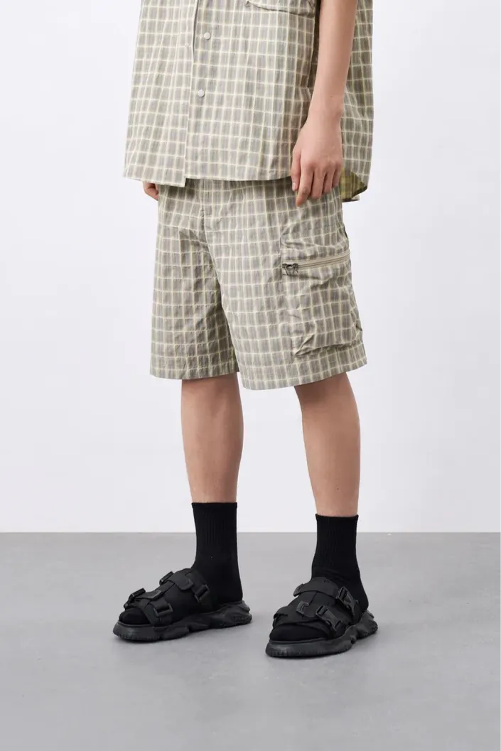Checkered Lightweight Shorts