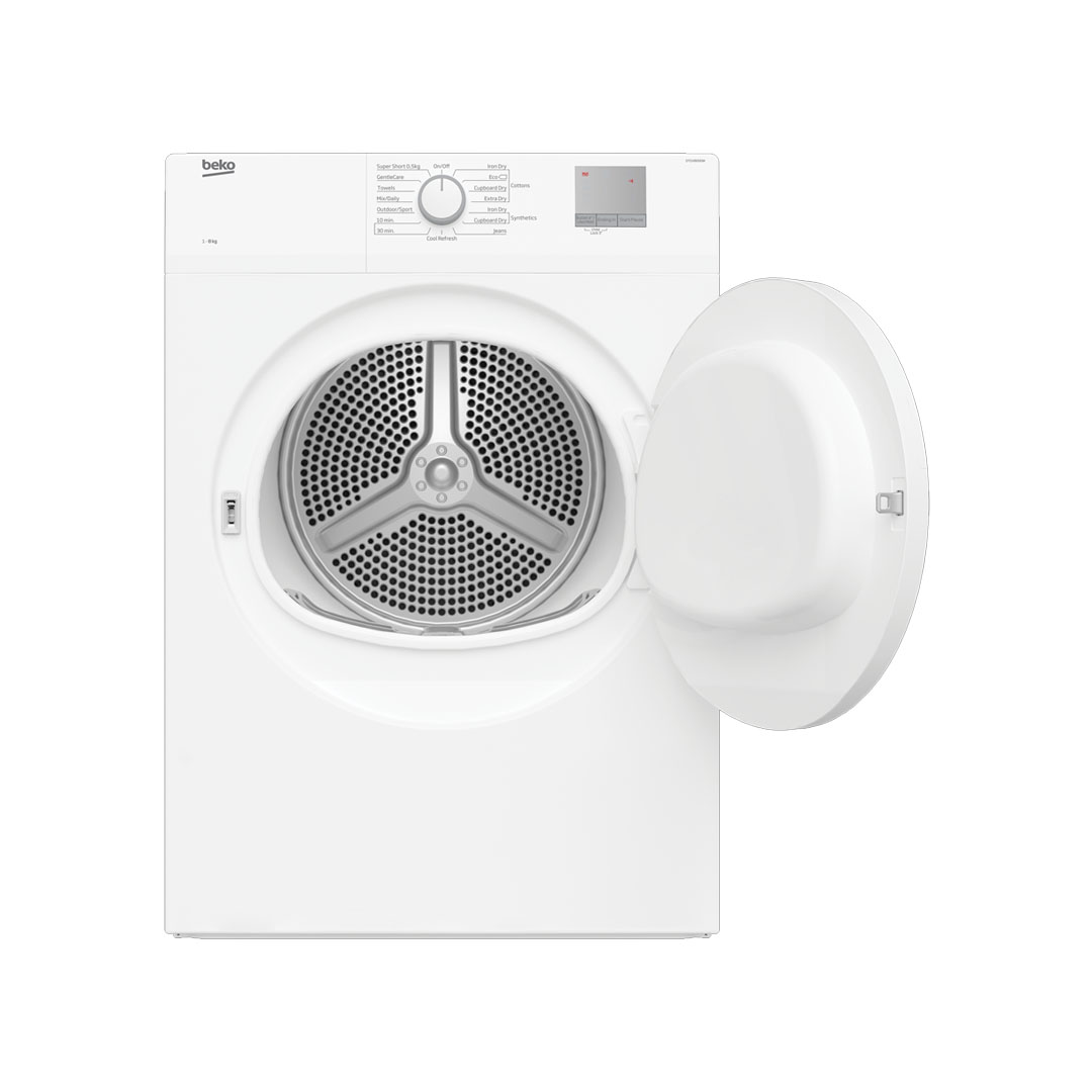 Beko 7KG Tumble Dryer DTGV7001W | Air Vented Drying Technology | Time Delay | 15 Programs Selection | Child Lock | Filter Cleaning Indicator | Tumble Dryer with 2 Years General Warranty & 12 Years Motor Warranty