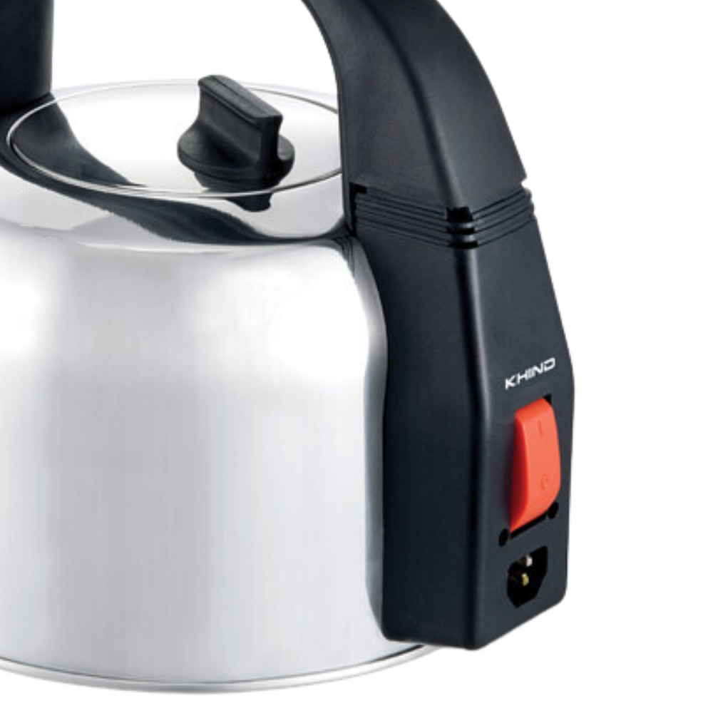 KHIND 5L Stainless Steel Kettle EK502 | SUS304 Stainless Steel Body | SUS304 Stainless Steel Heating | Element Boil-Dry | Kettle with 1 Year Warranty