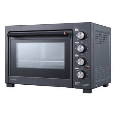 TOSHIBA 40L Toaster Oven TL-MC40EZF(GR) | Independent Temperature Control Knobs | Parallel Heating Elements Work with Convection Fan | Auto Rotisserie | Timeless Design with Double-layer Glass Door | Toaster Oven with 1 Year Warranty