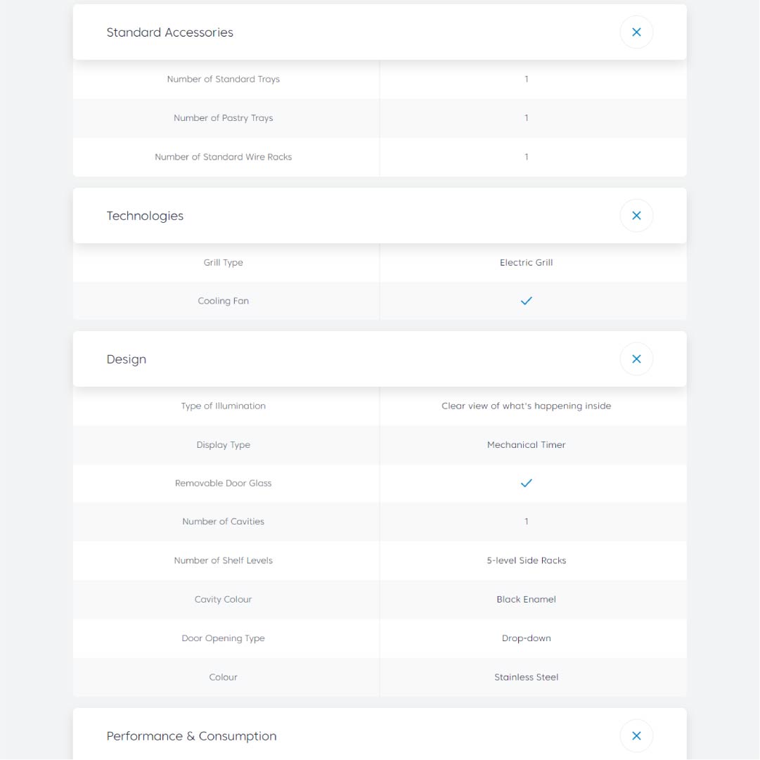 Beko 71L Built-In Oven BIM22100X | Halogen Illumination | Durable Door | Mechanical Timer | Removable Door Glass | Energy Efficiency Class: A | Oven with 2 Years Warranty