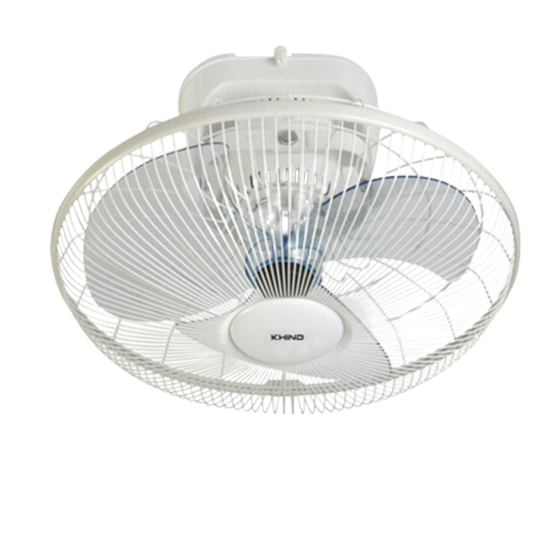 KHIND 16" Auto Fan AF1601 | 3 Speed Regulator Control | Durable Ball Bearing Motor | Built-in Safety Thermal Fuse | Fan with 1 Year General Warranty & 3 Years Motor Warranty