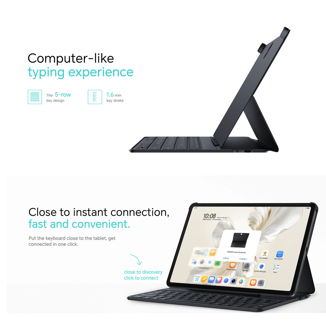 HONOR Pad 9 5G 16GB+256GB | Li-Po 8300 mAh, 35W wired | 12.1 inch, IPS LCD | Snapdragon 6 Gen 1 (4 nm) | Android 13, Magic OS 7.2 | Tablet with 1 Year Warranty