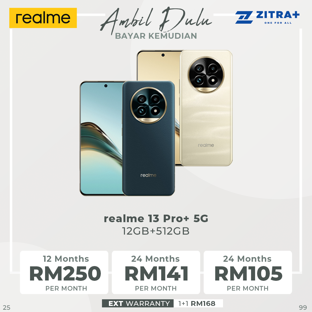 realme 13 Pro+ 5G 12GB+512GB | 6.7 inches, AMOLED | 50MP Main Camera | Qualcomm SM7435-AB Snapdragon 7s Gen 2 (4 nm) | Li-Po 5200mAh