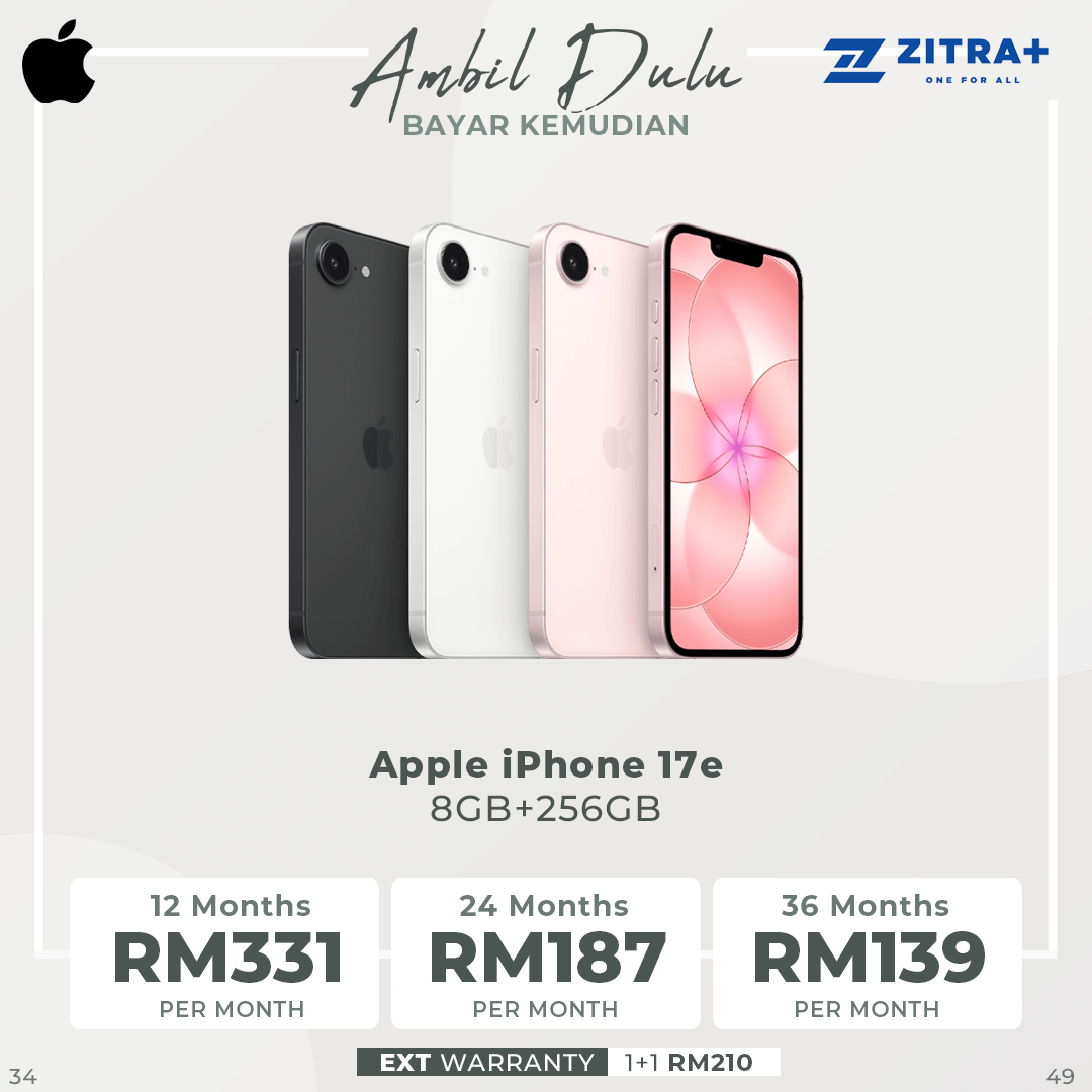 Apple iPhone 17e 8GB+256GB/ 8GB+512GB | 6.1″ | 48MP Rear Camera | Apple A19 (3 nm) | iOS 26.3 | Li-Ion 4005 mAh
