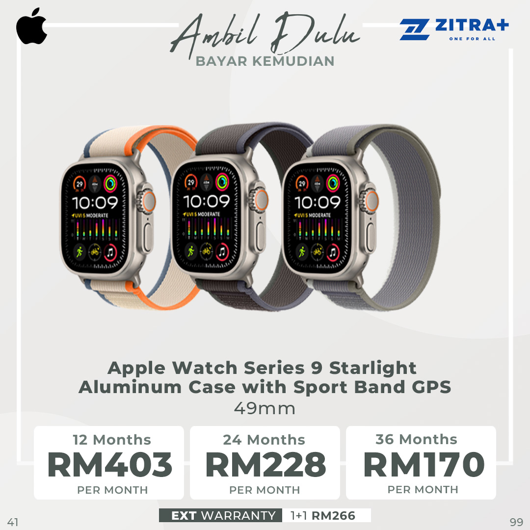 Apple Watch Ultra 2 Titanium Case with Trail Loop GPS+Cellular 49mm | 1.92" Display | Water Resistance 100m | IP6X Dust Resistance | Smart Watch with 1 Year Warranty