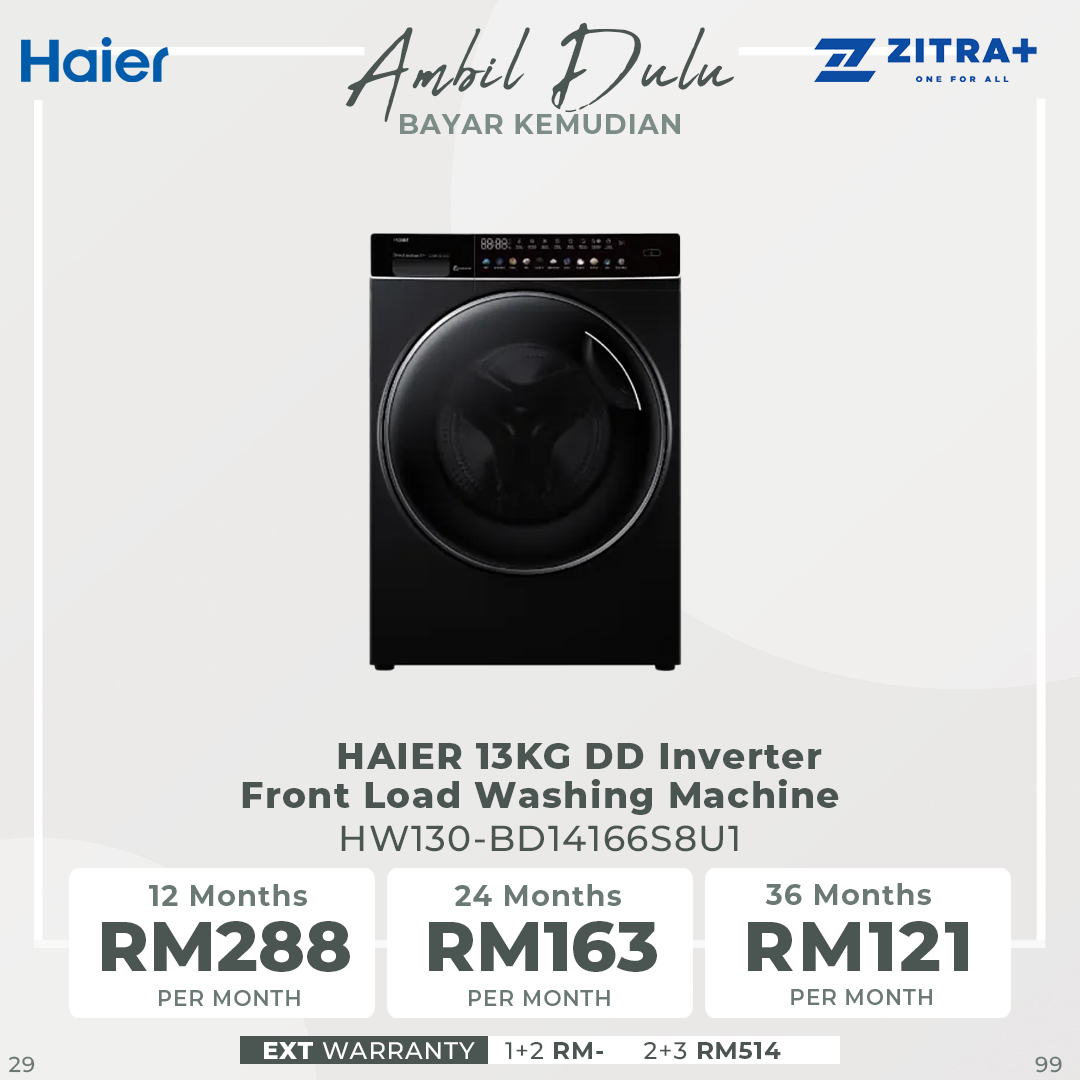 HAIER 12KG Heat Pump Dryer HD120-AR959S8 | Reversible Tumble | Sensor Dry | Heat Pump Technology