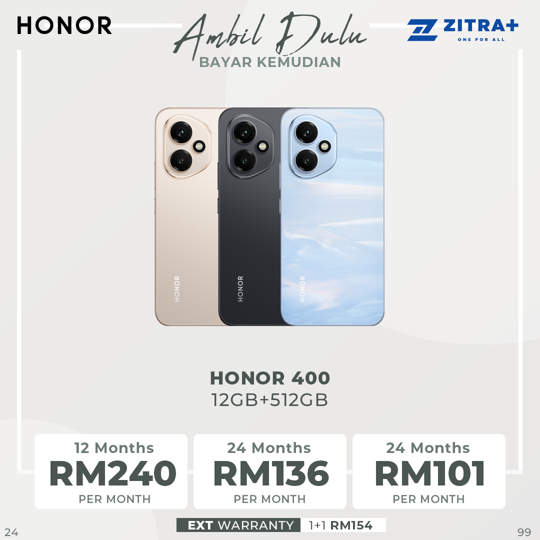 HONOR 400 12GB+256GB/ 12GB+512GB | 200MP Main Camera | 6.55 inch | Qualcomm SM7550-AB Snapdragon 7 Gen 3 (4 nm) | Li-Po 6000 mAh,Fast charging 80W