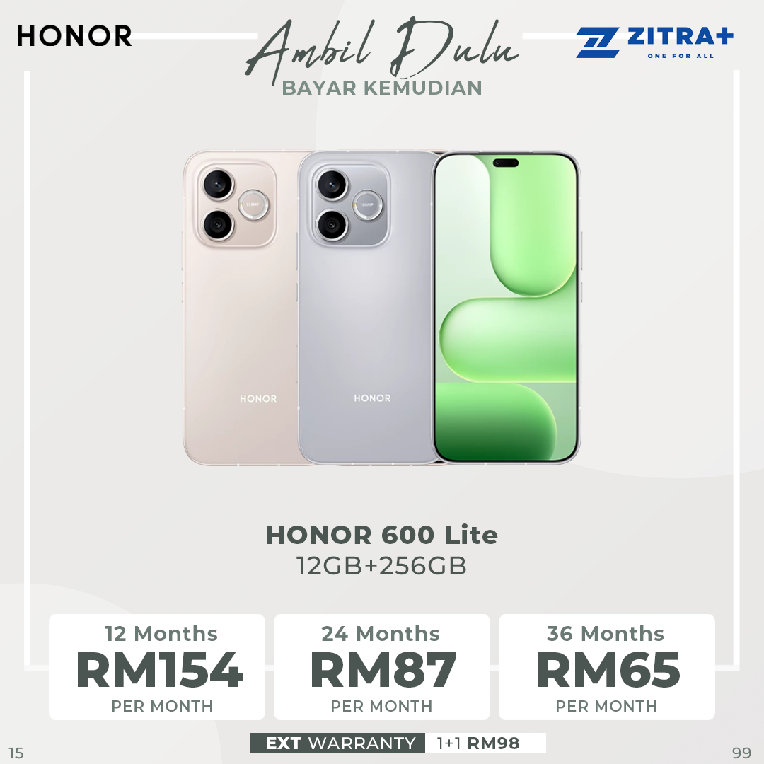 HONOR 600 Lite 12GB+256GB | 6.6 inch, AMOLED | 108MP Rear Camera | Mediatek Dimensity 7100 Elite (6 nm) | Android 16, MagicOS 10 | Li-Po 6520 mAh