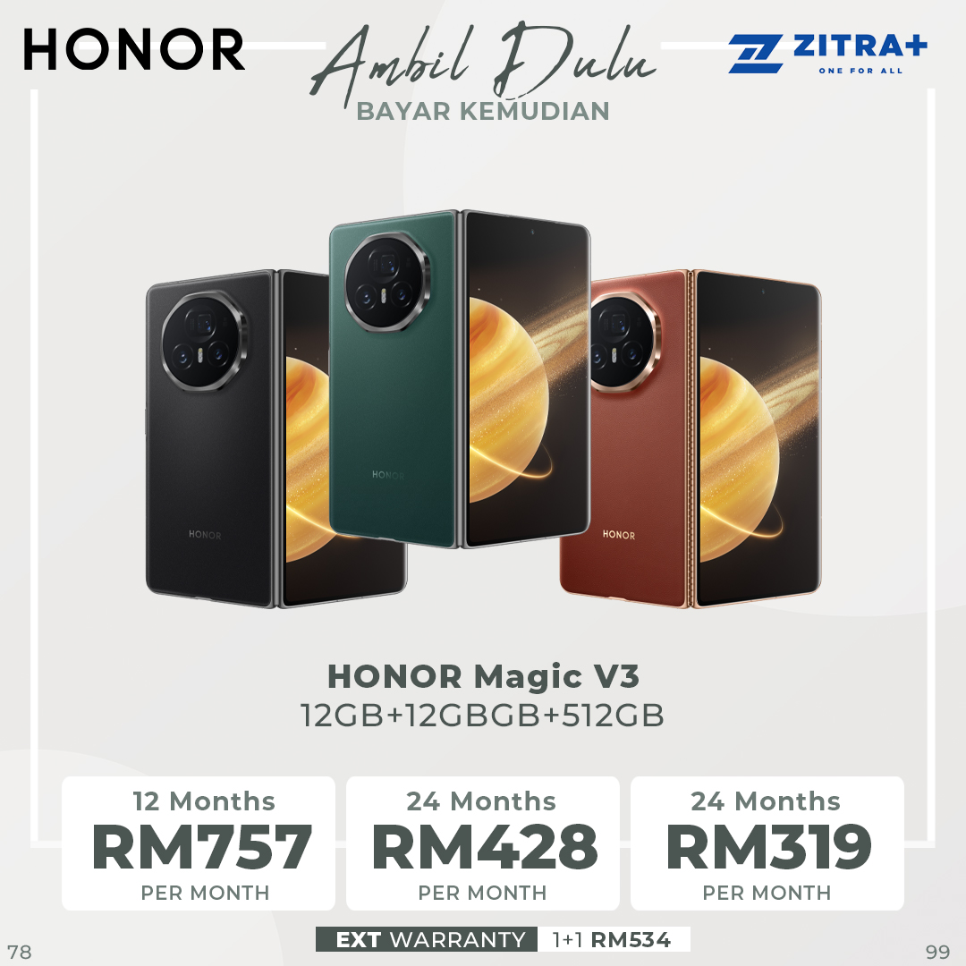 HONOR Magic V3 12GB+12GBGB+512GB | MagicOS 8.0.1 | 7.92 inch, Foldable OLED | Dual SIM