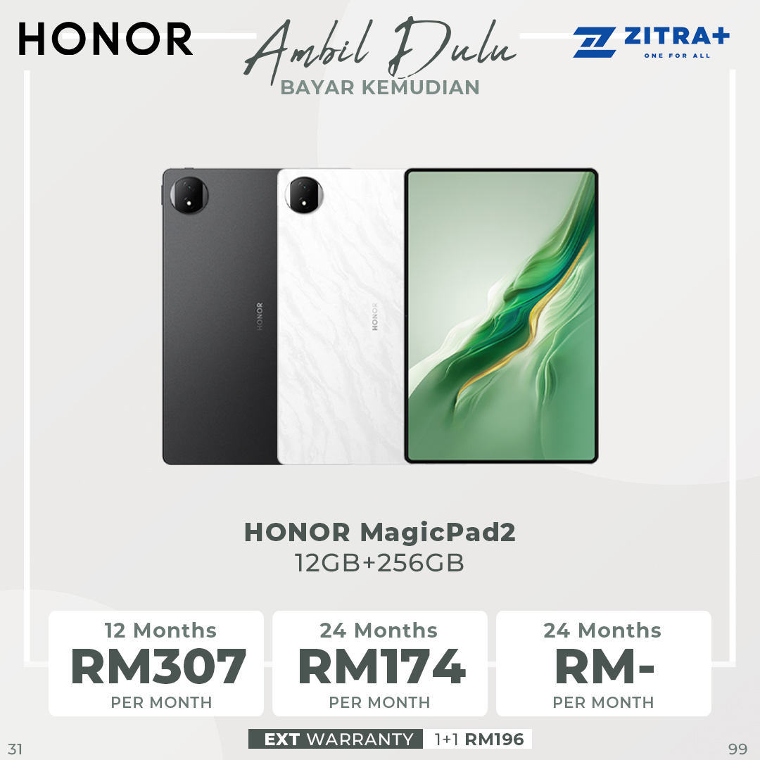 HONOR MagicPad2 12GB+256GB | 12.3 inch, OLED | MagicOS 8.0.1 (Android 14) | The Slimmer, The Stronger