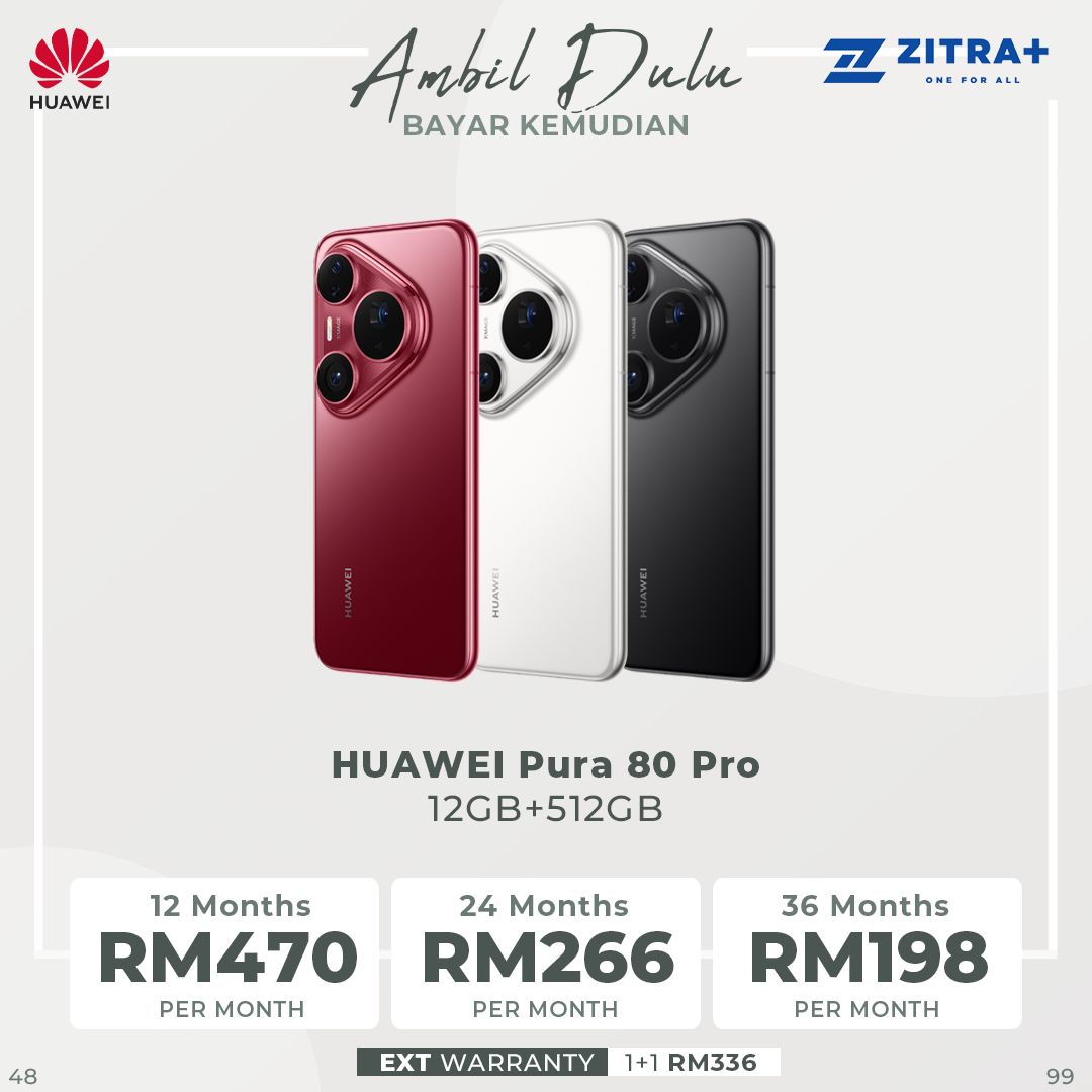 HUAWEI Pura 80 Pro 12GB+512GB | 6.8 inch | 50MP Rear Camera | Kirin 9020, Octa-core | Dual SIM | Li-Po 5170mAh, 100W Fast charging