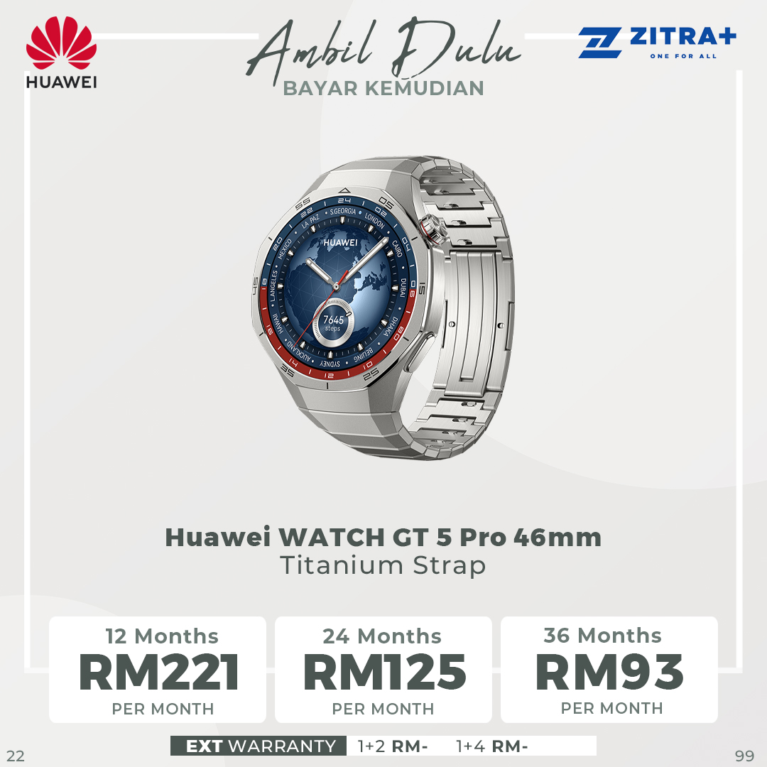 Huawei WATCH GT 5 Pro | Sculpted with aerospace-grade titanium alloy | Pro-Level Sports Golf Courses Map