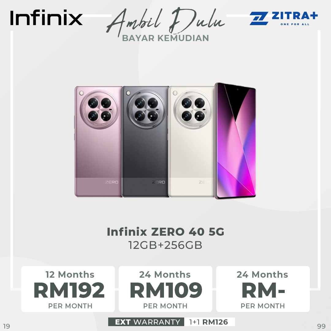 Infinix ZERO 40 5G 12GB+256GB | Android 14 XOS 14.5 | 6.78 inches, FHD+ With Curved Screen | Front & Rear 4K Vlog