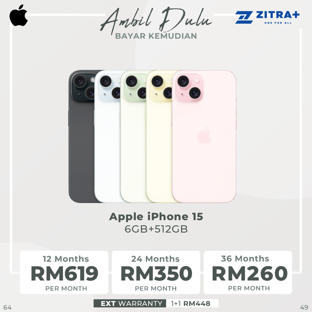 (Pre-Order Start 22.09.2023) Apple iPhone 15 | 6.1" Super Retina XDR OLED Display | 48MP Main Camera | A16 Bionic Chip | USB-Compatible | Crash Detection | Smartphone with 1 Year Warranty
