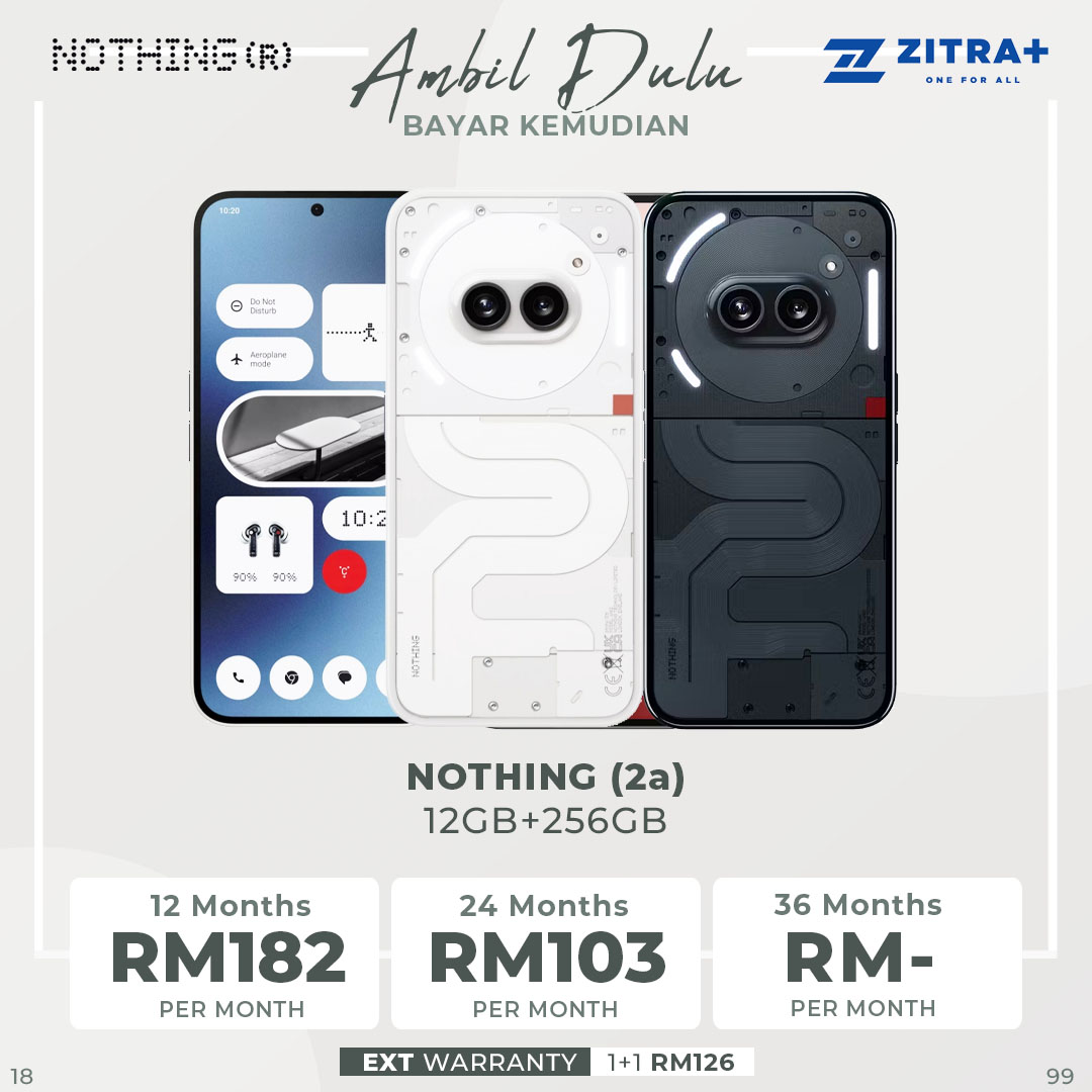 NOTHING Phone (2a) 12GB+256GB | Dual 5G | Hybrid Co-Existance 2.0 | 5000 mAh Battery | Smartphone with 1 Year Warranty