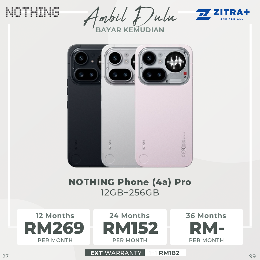 NOTHING Phone (4a) Pro 12GB+256GB | World’s first 140x ultra zoom* | 3 camera system with Sony sensor | Nothing OS with Essential AI tools