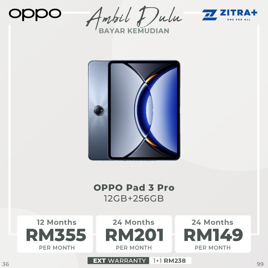 OPPO Pad 3 Pro | Snapdragon® 8 Gen 3 | 12.1" 3K ReadFit Screen | 67W SUPERVOOC Fast Charging