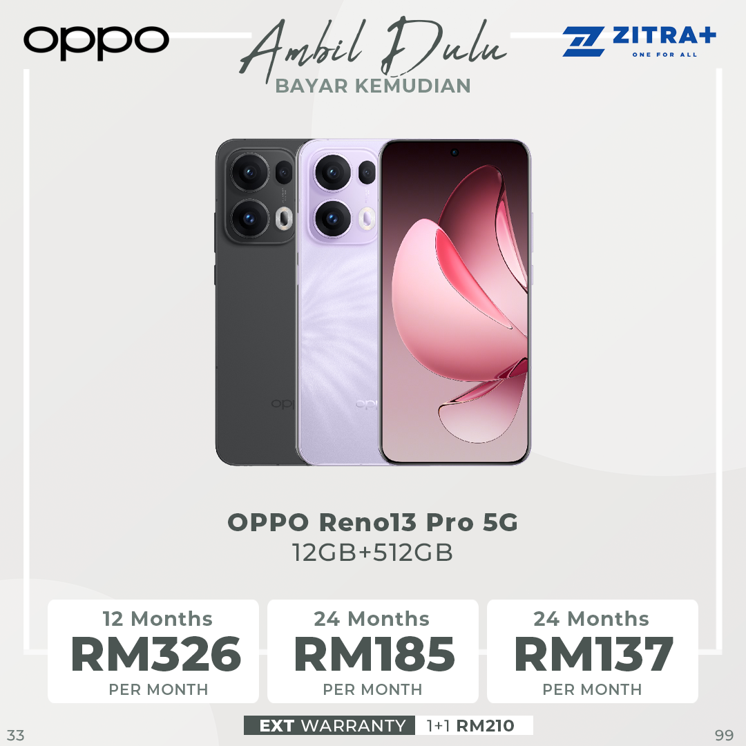 OPPO Reno13 Pro 5G | 5800mAh Large Battery | 80W SUPERVOOC Flash Charge | 5800mAh Large Battery | Mediatek Dimensity 8350