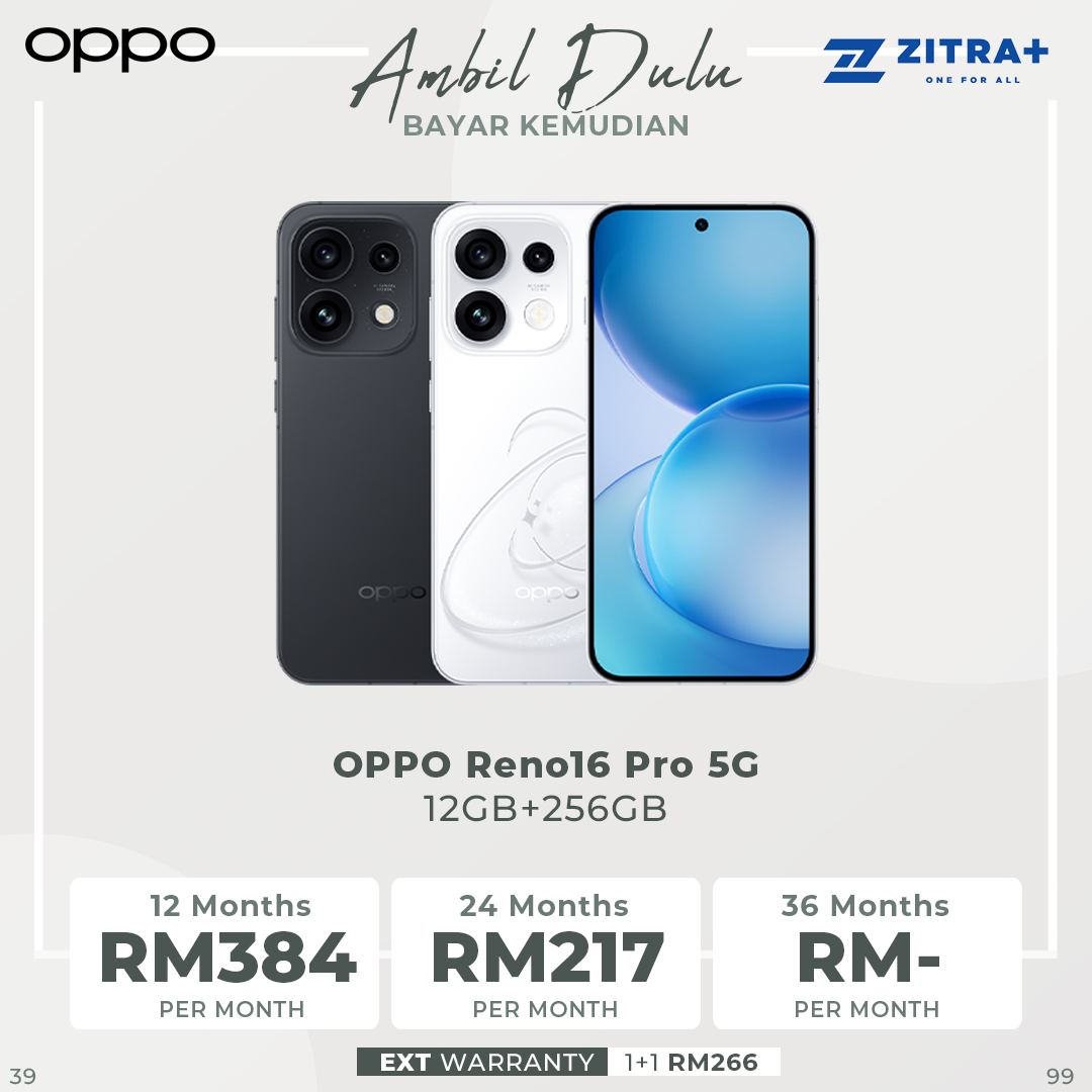 OPPO Reno16 Pro 5G 12GB+256GB | 4K Front Ultra Wide Portrait Video | 50MP Ultra Wide Selfie Camera | Smart & Smooth ColorOS 16