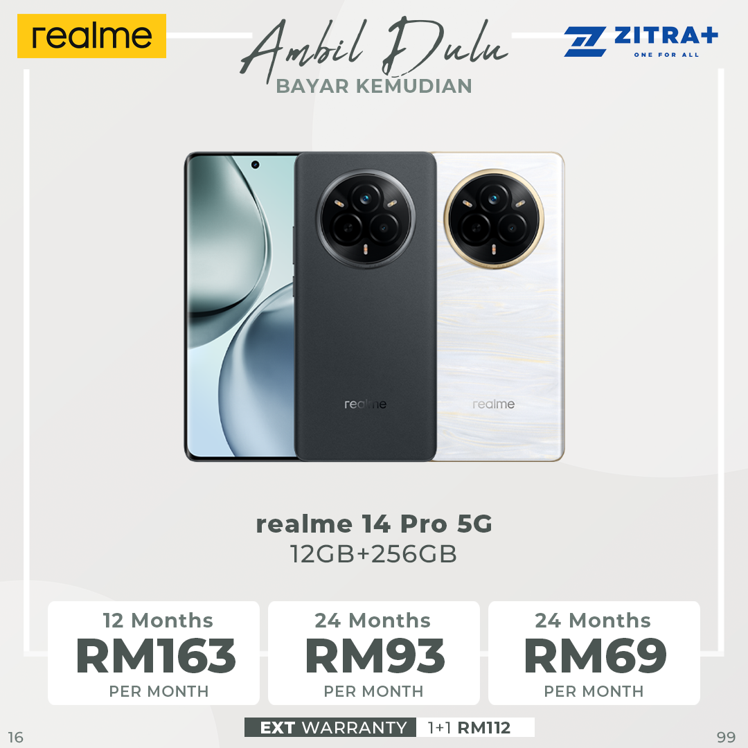 realme 14 Pro 5G 12GB+256GB/12GB+512GB | 6.77 inch | 50MP Rear Camera | Mediatek Dimensity 7300 Energy (4 nm) | 6000mAh, 45W Fast Charge