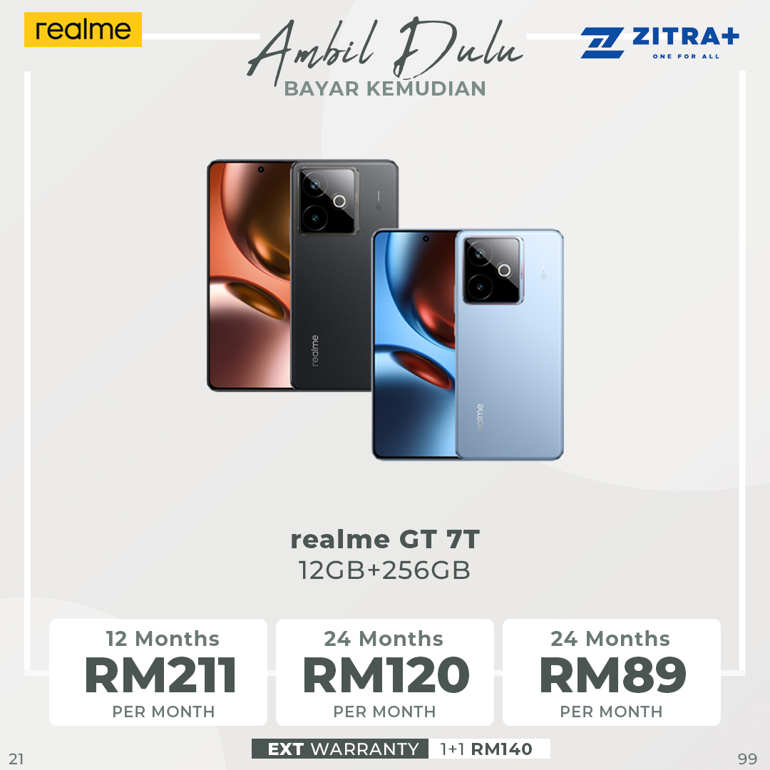 realme GT 7T 12GB+256GB | 6.8 inches, AMOLED | 50MP Rear Camera | Mediatek Dimensity 8400 Max (4 nm) |  1280 x 2800 pixels | Li-Po 7000mAh, 120W wired