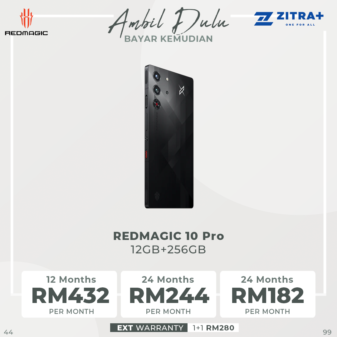 REDMAGIC 10 Pro | Battery 7050 mAh, 100W fast charging | 1.5K All-Screen Display with 144Hz | Snapdragon 8 Elite