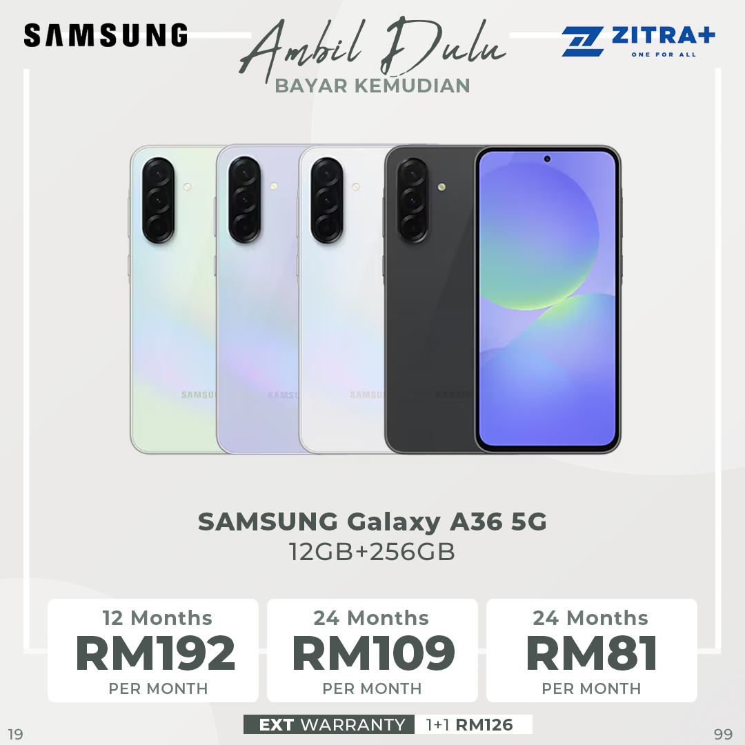 SAMSUNG Galaxy A36 5G 12GB+256GB | Qualcomm SM6475-AB Snapdragon 6 Gen 3 (4 nm) | 6.7 inches, Super AMOLED | 50MP Main Camera | Li-Po 5000 mAh