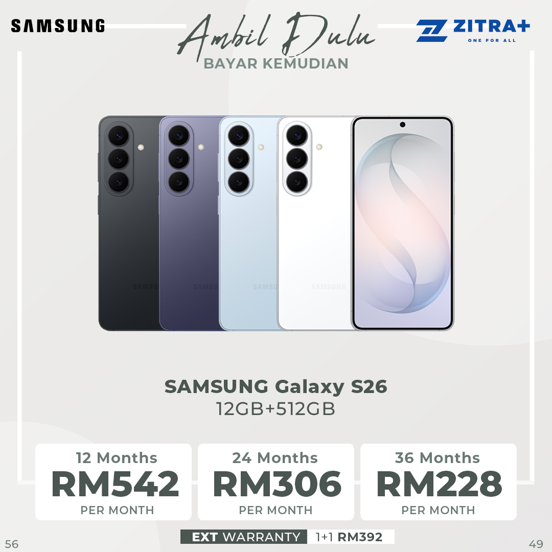 SAMSUNG Galaxy S26 12GB+256GB/ 12GB+512GB | 6.3 inches, Dynamic LTPO AMOLED 2X | 50MP Rear Camera | Exynos 2600 (2 nm) | Li-Ion 4300 mAh, 25W wired