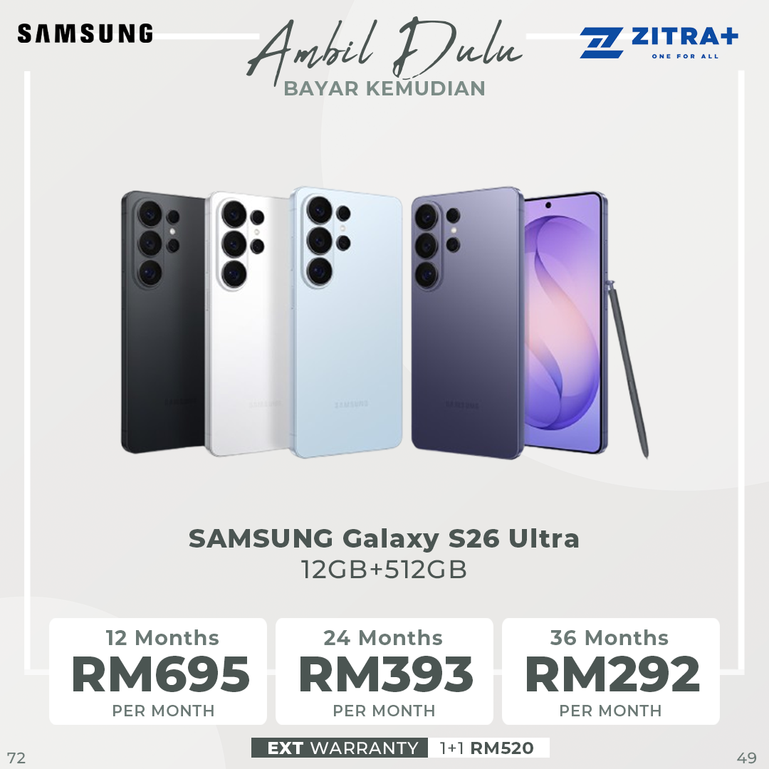 SAMSUNG Galaxy S26 Ultra 12GB+256GB/ 12GB+512GB/ 16GB+1TB | 6.9 inches | 200MP Rear Camera | Li-Ion 5000 mAh | Android 16, One UI 8.5 | Qualcomm SM8850-AC Snapdragon 8 Elite Gen 5 (3 nm)