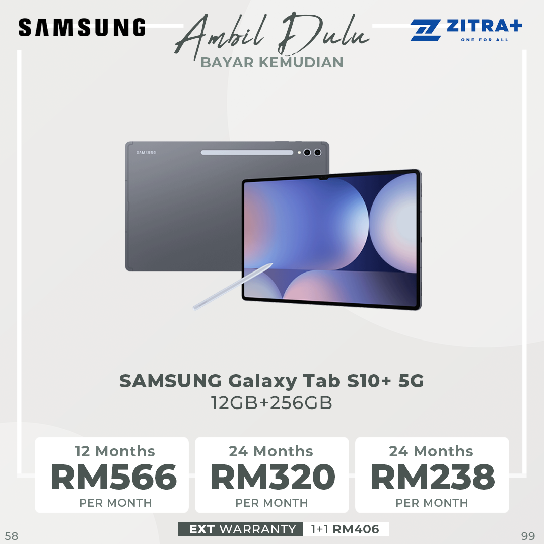 SAMSUNG Galaxy Tab S10+ 5G | Dynamic AMOLED 2X | Mediatek Dimensity 9300+ | 10090 mAh Battery