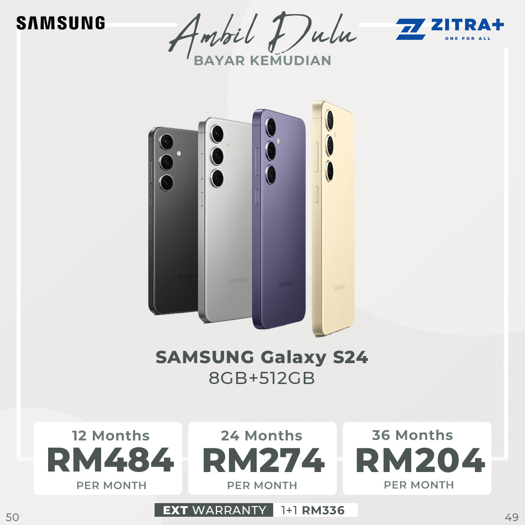 (Pre-Order 18.01.24 - 06.02.24) SAMSUNG Galaxy S24 | 8GB+256GB / 8GB+512GB | 6.2" Dynamic LTPO AMOLED 2X | Built-in S Pen | Super HDR | Smartphone with 1 Year Warranty