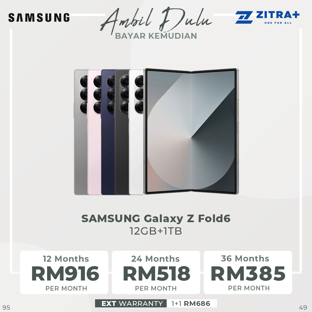 SAMSUNG Galaxy Z Fold6 | Qualcomm SM8550-AC Snapdragon 8 Gen 3 (4 nm) | Nano-SIM and eSIM | 5G