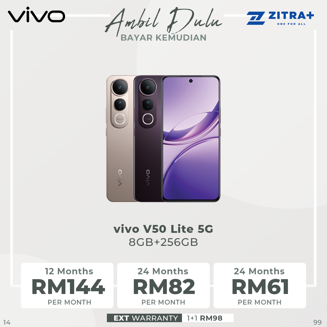 vivo V50 Lite 5G | BlueVolt Battery So Pro | 50 MP Sony Ultra-High Sensitivity Camera | Powerful Ai Function | 6500 mAh, 90W Fast Charge