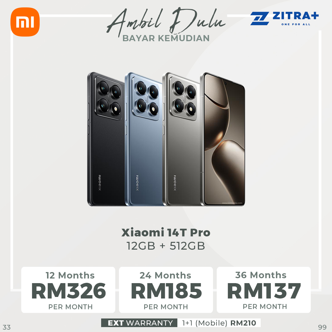 Xiaomi 14T Pro 12GB+256GB/512GB/1TB | 6.67" Screen | Dual SIM | Leica Lens | Android 14, HyperOS