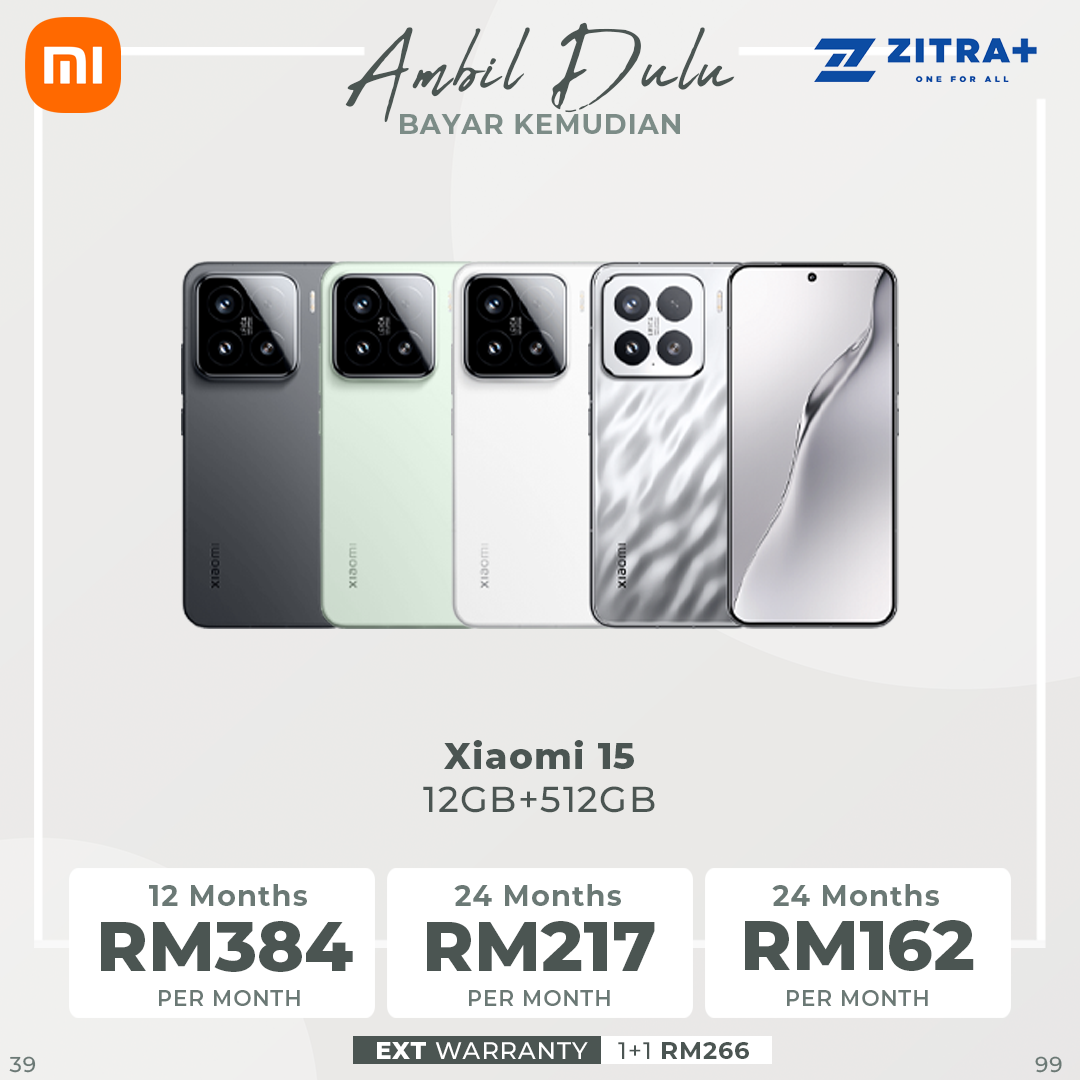 Xiaomi 15 12GB+256GB/ 12GB+512GB | Qualcomm SM8750-AB Snapdragon 8 Elite (3 nm) | 6.36 inches, LTPO AMOLED | 50MP Camera | Li-Po 5240 mAh, 90W HyperCharge