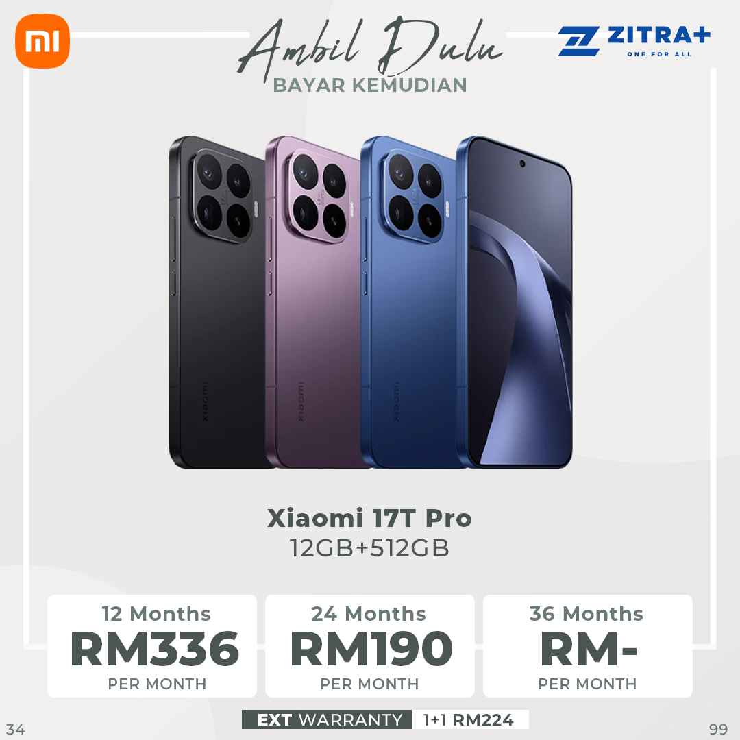 Xiaomi 17T Pro 12GB+512GB | MediaTek Dimensity 9500 | 6.83" 144Hz eye-care AMOLED display | 7000mAh