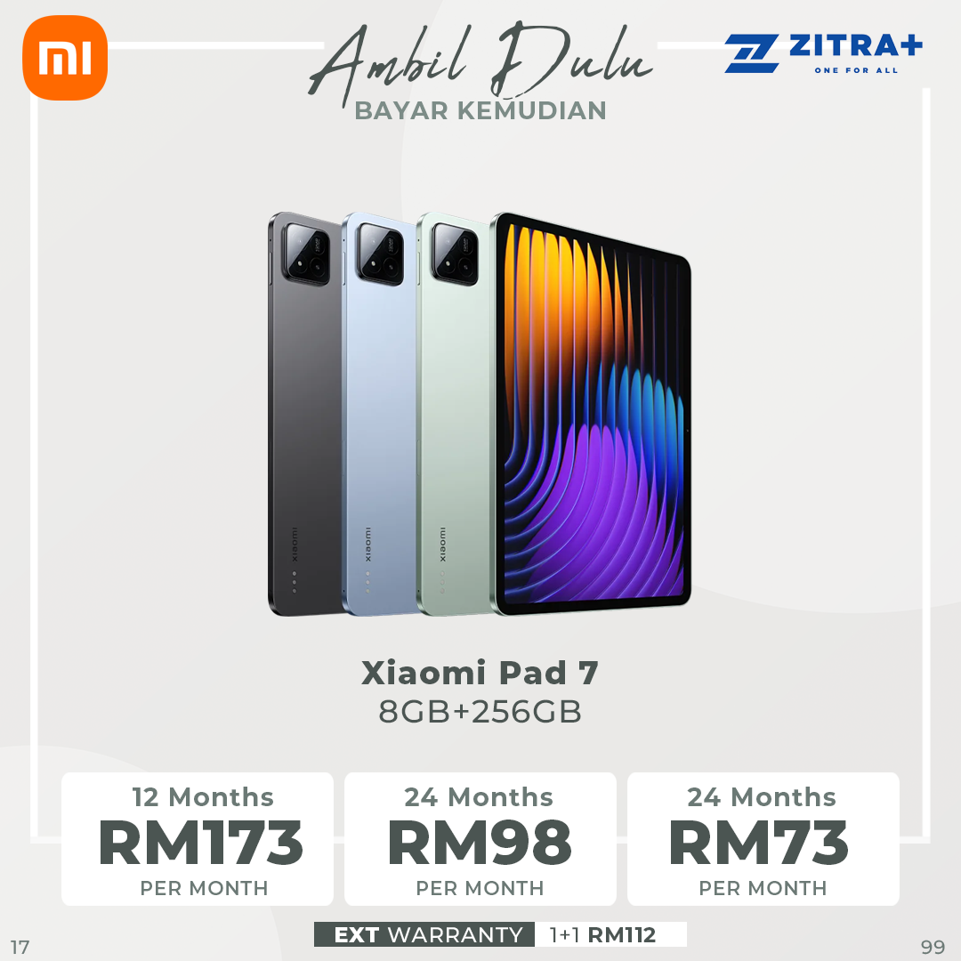 Xiaomi Pad 7 8GB+128GB/ 8GB+256GB | Qualcomm SM7675-AB Snapdragon 7+ Gen 3 (4 nm) | 11.2 inch, PS LCD | 13MP Main Camera | Li-Po 8850 mAh,Fast charging 45W