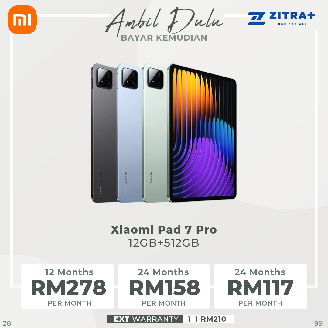 Xiaomi Pad 7 Pro 8GB+256GB/ 12GB+512GB | Qualcomm SM8635 Snapdragon 8s Gen 3 (4 nm) | 11.2 inch, PS LCD | 50MP Main Camera | Li-Po 8850 mAh