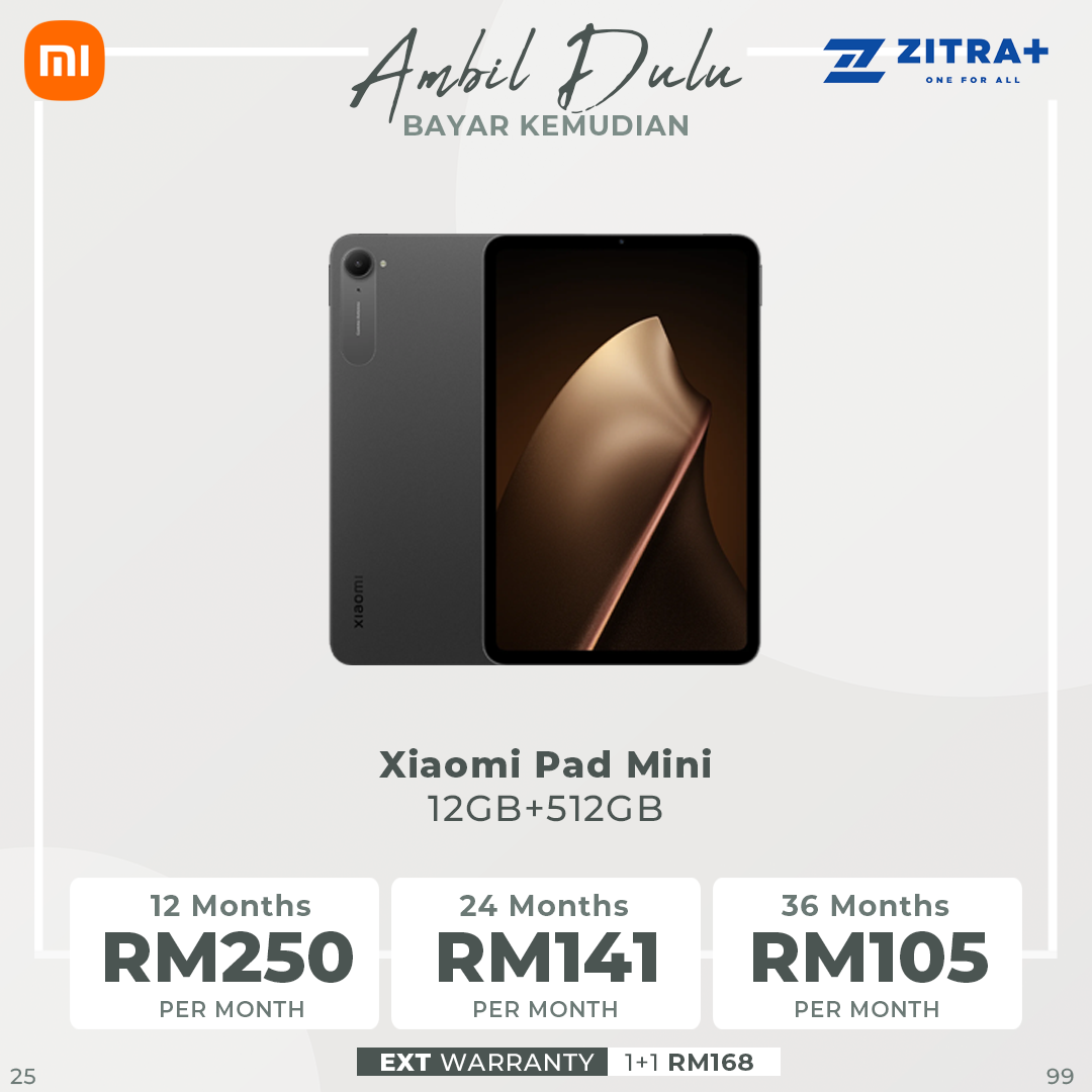 Xiaomi Pad Mini 12GB+512GB | 8.8 inch, IPS LCD | 13MP Rear Camera