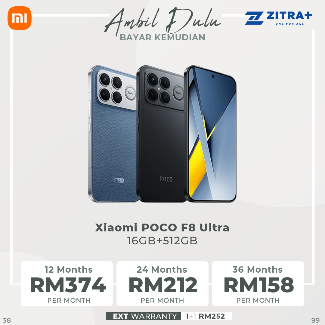 Xiaomi POCO F8 Ultra | 6500mAh battery | Snapdragon® 8 Elite Gen 5 | 50MP Light Fusion 950 with OIS | 6.9" 120Hz POCO HyperRGB AMOLED